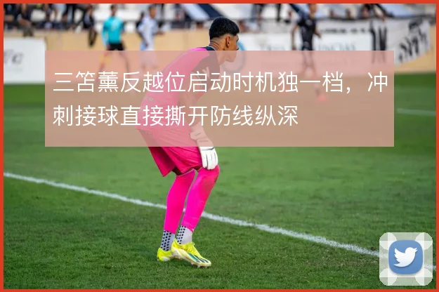 三笘薰反越位启动时机独一档，冲刺接球直接撕开防线纵深